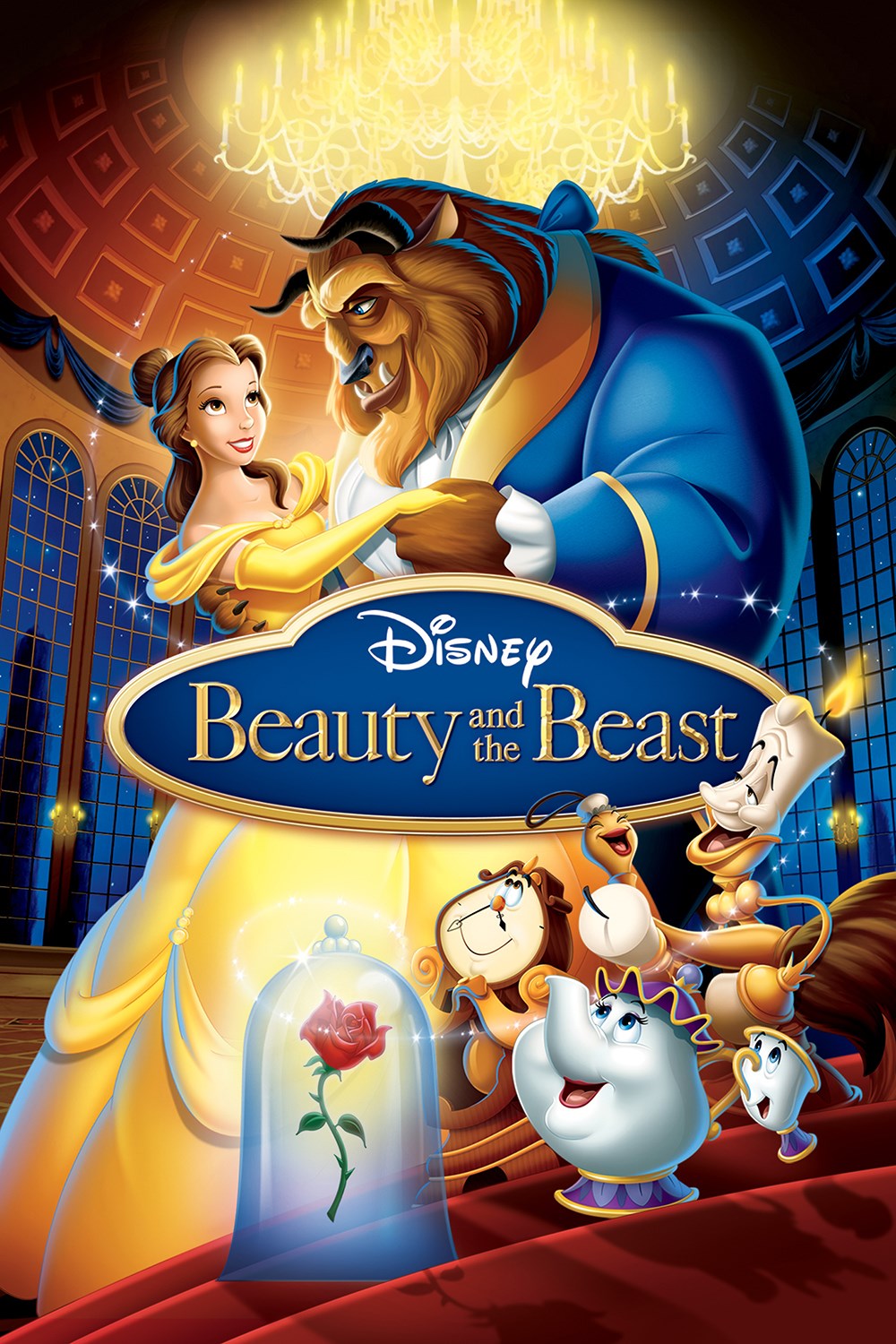 Image result for beauty and the beast 1991 poster
