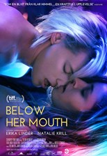 below-her-mouth